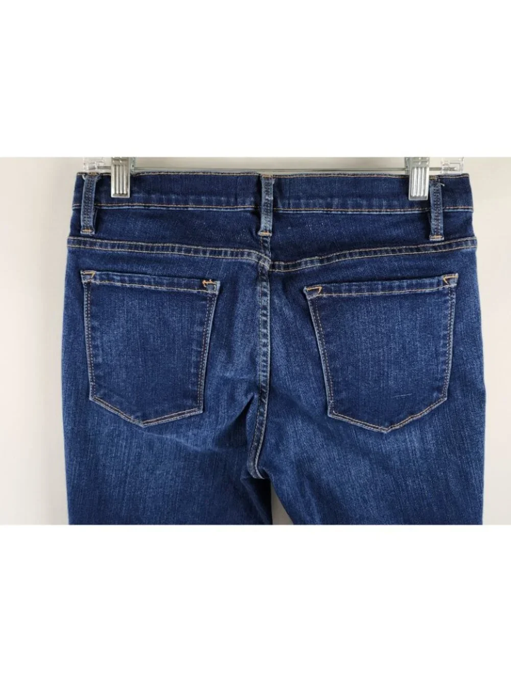 Frame Pants Womens 28x29 Blue Le Skinny de Jeanne Denim USA